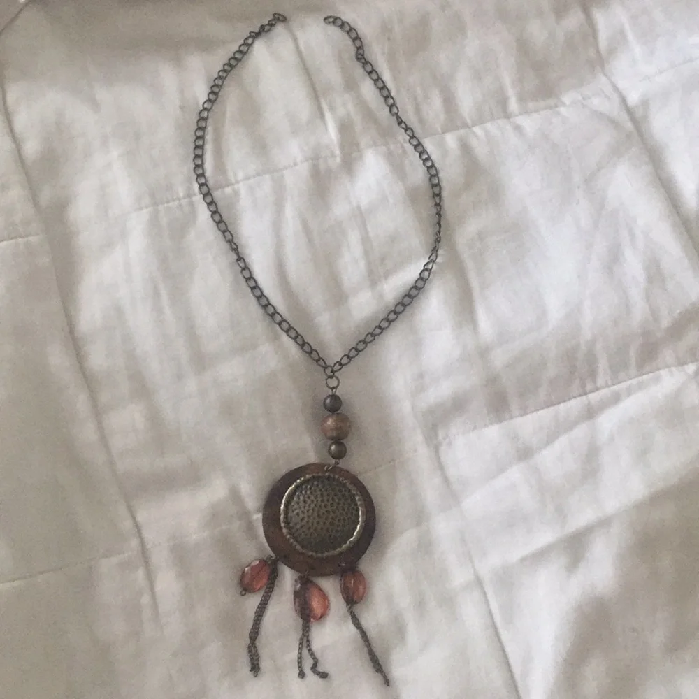 Multi-Media Shirt Necklace